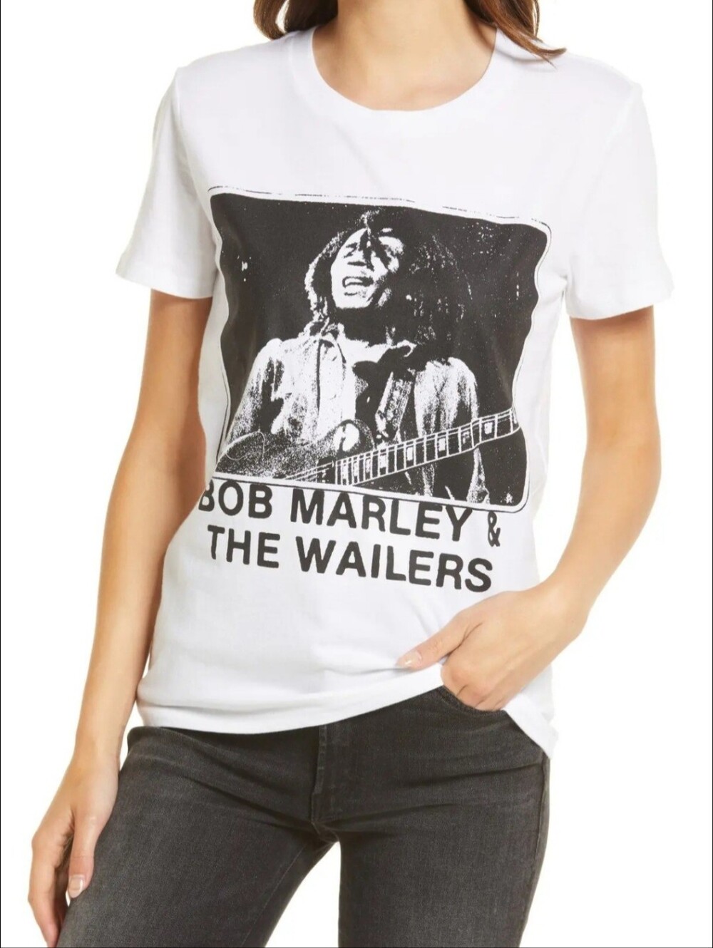 Treasure & Bond Bob Marley & The Wailers White Tshirt Size Large